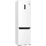 Холодильник LG GA-B509LQYL белый двухкамерный 277/107л морозилка снизу, No Frost