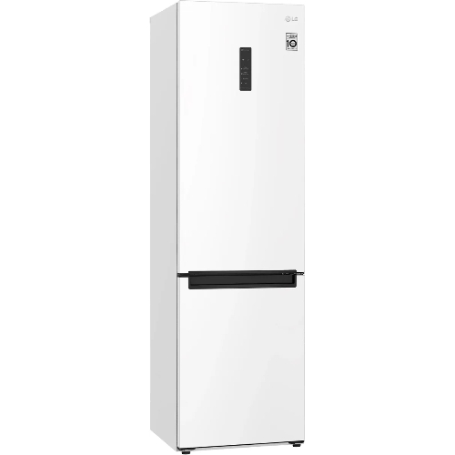 Холодильник LG GA-B509LQYL белый двухкамерный 277/107л морозилка снизу, No Frost