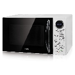 Микроволновая печь BBK 23MWG-930S/BW белый/черный, 23 л, 900 Вт, переключатели - сенсор