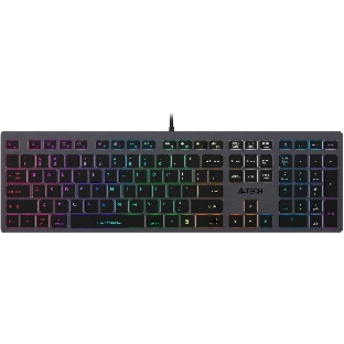 Клавиатура A4Tech Fstyler FX60H проводная, USB Type-A, серый