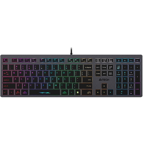 Клавиатура A4Tech Fstyler FX60H проводная, USB Type-A, серый