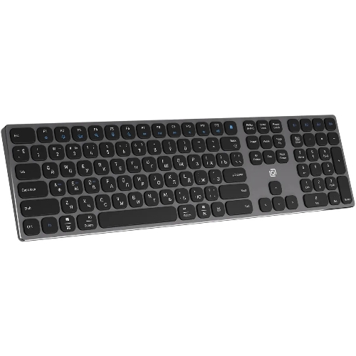 Клавиатура Oklick K867W беспроводная, Bluetooth, радиоканал, серый