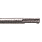 Бур по бетону Denzel двойная спираль, Cobalt W-tip, 12x260 мм, SDS PLUS