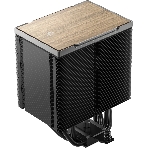 Кулер для процессора DEEPCOOL AK500 G2 LGA1851/1700/1200/115X/AM5/AM4 (9шт/кор, TDP 240W, PWM, Fan 120мм, 5 тепл. трубок, Copper Base, Wood-grain top cover, черный) RET (R-AK500G2-BKNNMN-GJD)