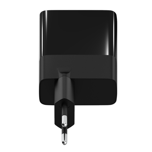 Сетевое зарядное устройство Maxvi A583GN Type-C 65W + Type-C 40W + USB 22W, GAN, PD, QC, LED дисплей, черный