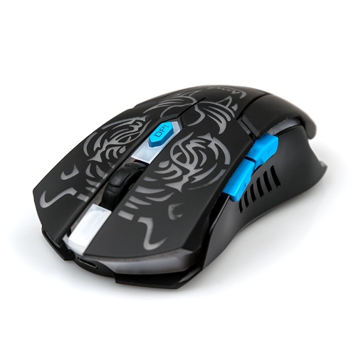 Мышь беспроводная Dialog Gan-Kata MRGK-12UR черный, 1600 dpi, радиоканал, USB, кнопки - 6