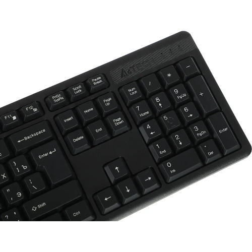 Клавиатура проводная A4Tech KR-3, USB, черный
