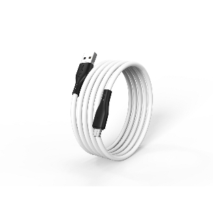 Кабель Smartbuy (iK-12-S21bw) S21 MicroUSB белый, 2.4 А, сил., 1 м