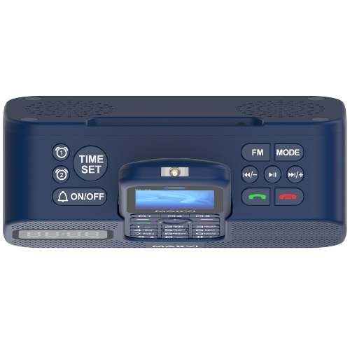 Мобильный телефон Maxvi RT-03 + док-станция, синий