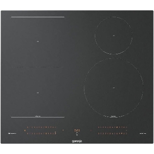 Варочная панель Gorenje, 60 см, индукция, 4 зоны нагрева, слайдерное управление, таймер, функция Bridge, функция PowerBoost, автопрограммы, автоопределение посуды, StableHeat, Wi-Fi, защита от детей, черный