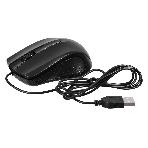 Мышь проводная Acer OMW010 черный, 1200 dpi, USB, кнопки - 3