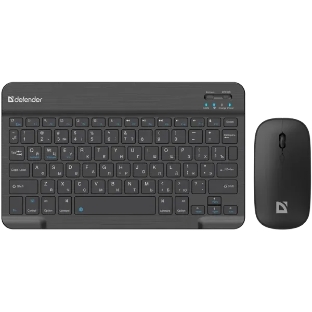 Комплект клавиатура+мышь Defender Network C-971 беспроводной, Bluetooth, 1600 DPI, чёрный