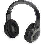 Беспроводные/проводные наушники Digma BT-15 черный/серый, накладные, Bluetooth + проводной, складная конструкция, до 10 ч