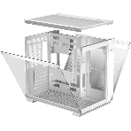 Компьютерный корпус PcCooler C3 T500 WH белый без БП ATX 2xUSB 3.0 1xUSB3.1 audio bott PSU