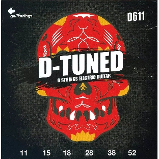 Комплект струн GALLI STRINGS D611 для 6-струнной электрогитары