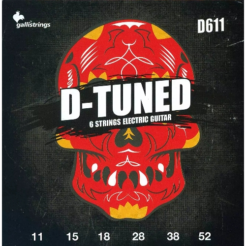 Комплект струн GALLI STRINGS D611 для 6-струнной электрогитары