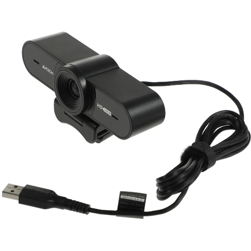 Веб-камера A4Tech PK-980HA 1920x1080, 30 кадр/с, USB Type-A, микрофон (2 шт, шумоподавление), автоматическая фокусировка, автоосвещение, универсальное крепление