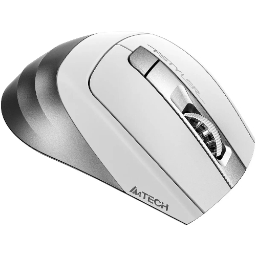 Мышь беспроводная A4Tech Fstyler FB35S белый/серый, 2000 dpi, радиоканал, Bluetooth, USB, кнопки - 5