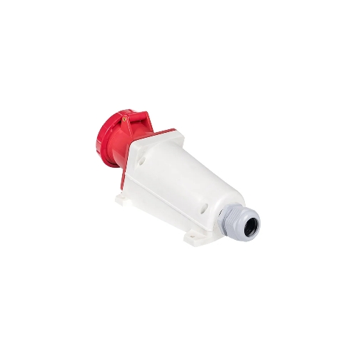 Розетка стационарная наружная EKF 134 ps-134-63-380 63А 380 В 3P+РЕ IP67