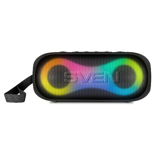 Портативная акустика SVEN PS-165, черный (16 Вт, Waterproof (IPx6), TWS, Bluetooth, microSD, 3000мА*ч)