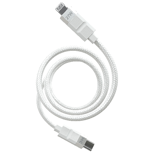 Дата-кабель MORE CHOICE (4620202555045) K87ia USB 3.0A PD 27W для Lightning ng 8-pin Type-C - 1м, белый