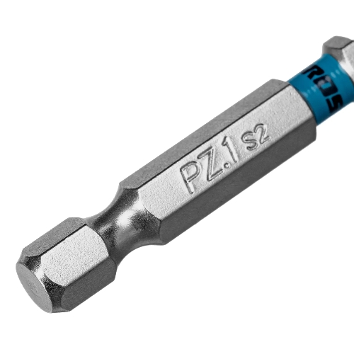Бита Gross PZ1х50 мм, сталь S2, шестигр., 10 шт.