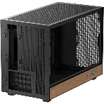 Корпус DeepCool CH260 Wood, Micro-Tower, чёрный