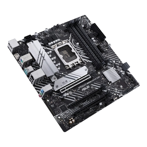 Материнская плата ASUS PRIME B660M-A D4-CSM, LGA 1700, Intel B660, 4xDDR4, 4xSATA, 2xM.2, 1xPCIe 4.0 x16, 1xPCIe 4.0 x4, 1xDP, 2xHDMI, 1x 1Gb LAN, 2xUSB-A 3.2 Gen 2, 4xUSB-A 2.0, 3x3.5 мм, 7.1, mATX