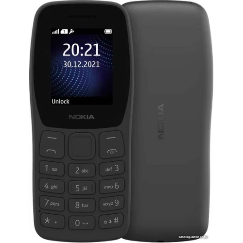 Мобильный телефон Nokia 105 TA-1416 DS EAC2+ темно-серый