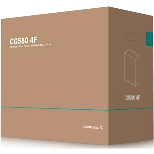 Компьютерный корпус Deepcool CG580 4F черный без БП ATX 6x120мм 3x140мм 2xUSB 3.0 audio bott PSU