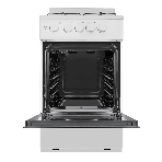 Плита газовая Maunfeld MGC50GEW08 белый, конфорок 4 шт, духовка 59 л, 50 см x 88 см x 65 см