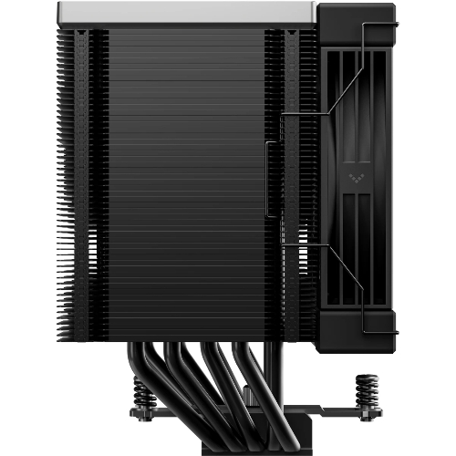 Кулер для процессора DEEPCOOL AK500 G2 LGA1851/1700/1200/115X/AM5/AM4 (9шт/кор, TDP 240W, PWM, Fan 120мм, 5 тепл. трубок, Copper Base, Wood-grain top cover, черный) RET (R-AK500G2-BKNNMN-GJD)