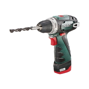 Дрель-шуруповерт Metabo PowerMaxx BS 600080500, 12 В, 2 Ач, 34 Нм, щеточный