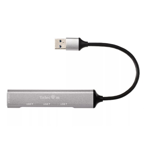 Переходник USB 3.0 -->USB3.0+3 USB2.0, Aluminum Shell, 0.2м Telecom TA308U