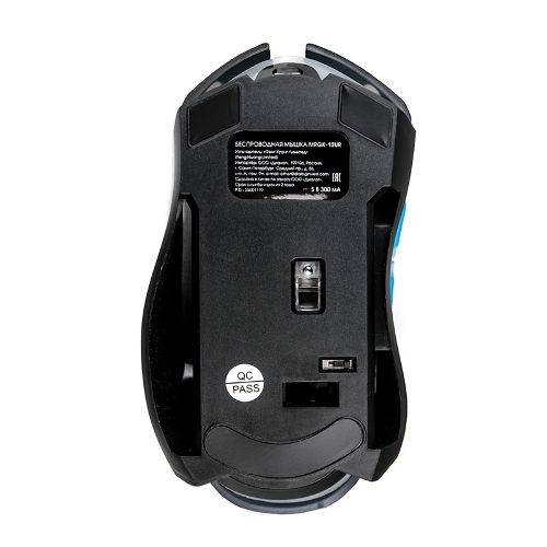 Мышь беспроводная Dialog Gan-Kata MRGK-12UR черный, 1600 dpi, радиоканал, USB, кнопки - 6