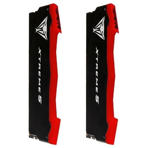 Оперативная память Patriot Viper Xtreme 5, DDR5, 48GB (2x24GB), 7600MHz, CL36, DIMM, с радиаторами, черный