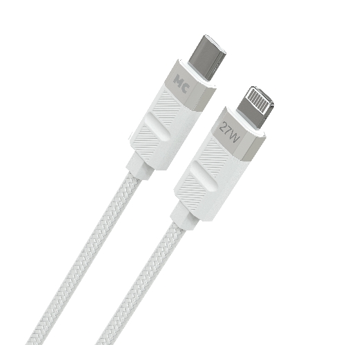 Дата-кабель MORE CHOICE (4620202555045) K87ia USB 3.0A PD 27W для Lightning ng 8-pin Type-C - 1м, белый