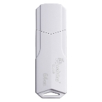 Флешка USB Smartbuy CLUE white (SB64GbCLU-W3), 64Gb, USB 3.0, R/W 70/25, белый