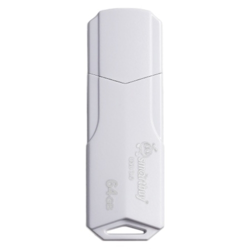 Флешка USB Smartbuy CLUE white (SB64GbCLU-W3), 64Gb, USB 3.0, R/W 70/25, белый