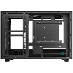 Корпус DeepCool CH260 Wood, Micro-Tower, чёрный