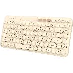 Клавиатура беспроводная A4Tech Fstyler FBK36C AS, USB, Bluetooth/Радиоканал, бежевый