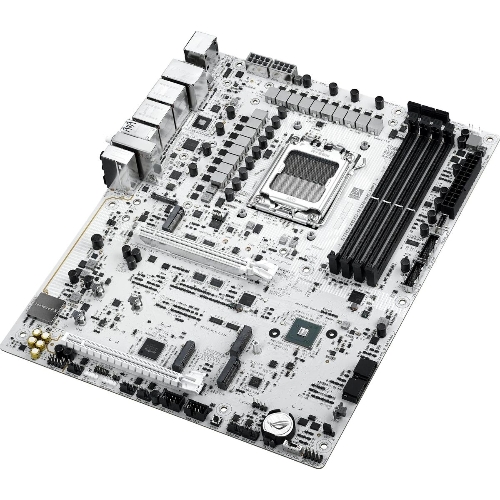 Материнская плата ASUS ROG STRIX X870-A GAMING WIFI, AM5, AMD X870, 4xDDR5, 2xSATA, 4xM.2, 1xPCI-E 4.0 x4, 1xPCI-E 5.0 x16, 1xHDMI, 1xDP, 1x 2.5Gb LAN, 4xUSB-A 3.2 Gen 1, 5xUSB-A 3.2 Gen 2, 1xUSB-C 3.2 Gen 2, 2xUSB4, 2x3.5 мм, 7.1, ATX