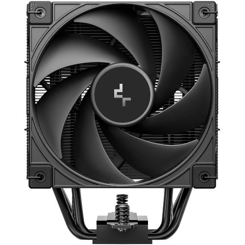 Кулер для процессора DEEPCOOL AK500 G2 LGA1851/1700/1200/115X/AM5/AM4 (9шт/кор, TDP 240W, PWM, Fan 120мм, 5 тепл. трубок, Copper Base, Wood-grain top cover, черный) RET (R-AK500G2-BKNNMN-GJD)