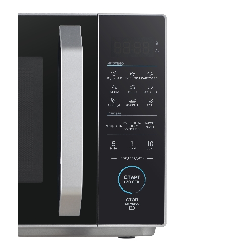 Микроволновая печь Midea EM825P2ET-S серебристый, 25 л, 800 Вт, переключатели - сенсор