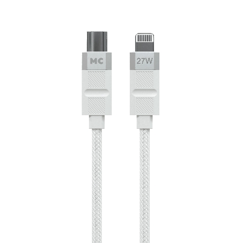Дата-кабель MORE CHOICE (4620202555045) K87ia USB 3.0A PD 27W для Lightning ng 8-pin Type-C - 1м, белый