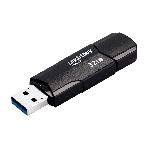 Флешка USB SmartBuy CLUE black (SB32GbCLU-K3), 32Gb, USB 3.0/3.1, R/W 70/25, черный