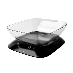 Весы кухонные Blackton Bt KS113 черный, тип управления: сенсорное, дисплей LED, количество высокочувствительных датчиков: 4, выбор единиц измерения: грамм, фунт, унция, миллилитр, интервал измерения: 1 г, максимальный вес: 10 кг, функция вычета веса тары, индикация перегрузки, индикатор замены батарейки, автоматическое и ручное отключение, автообнуление, материал корпусаластик, нескользящие ножки, источник питания: 3 х AAA, номинальное напряжение: 4.5 В