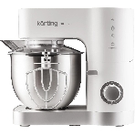 Кухонная машина Korting KKM 0105 Polar мощность 1200 Вт, 7 насадок (планетарный миксер с 3-мя насадками, мясорубка, насадка для колбас, насадка для кеббе, насадка-блендер), объем чаши 5.5 л, 8 скоростей, импульсный режим, механическое управление, белый