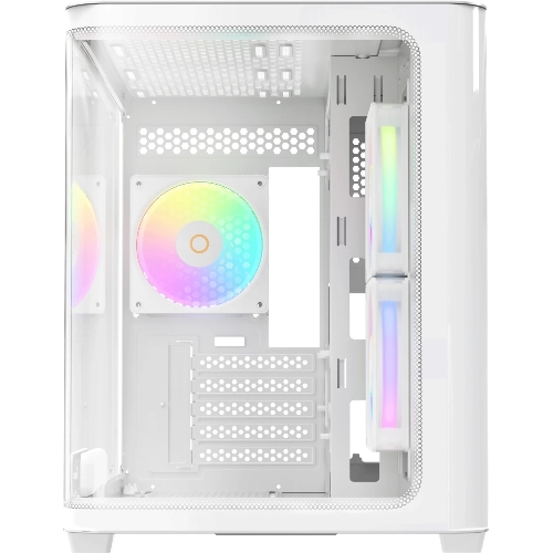 Компьютерный корпус Ocypus Iota C50 WH Curve ARGB Digital (Iota-C50-WHD300CD-GL)