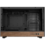Корпус DeepCool CH260 Wood, Micro-Tower, чёрный